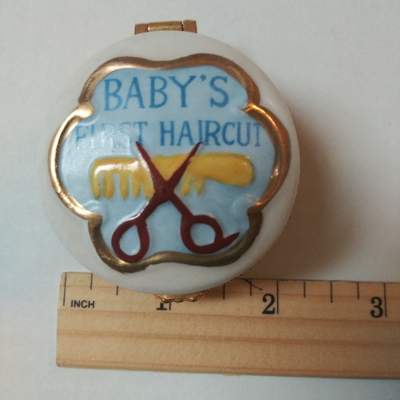 Baby's First Haircut Trinket Box - Picture 3 of 8